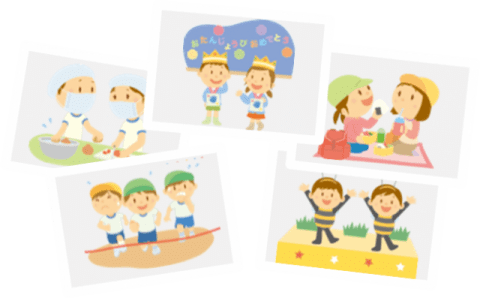行事やイベントの様子を、いち早く保護者に発信! 行事やイベントの様子を、いち早く保護者に発信!