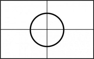 日の丸構図