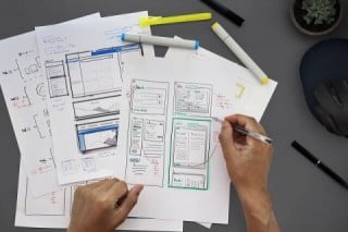 企業ホームページのデザインは単にきれいなだけではダメで、訪問者の動きも予測して使いやすい構成にしないと効果を発揮しない