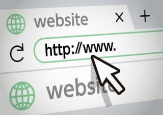 URLはブラウザ上部のアドレスバーを見ると確認できる
