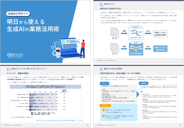 【生成AI入門ガイド】明日から使える生成AIの業務活用術