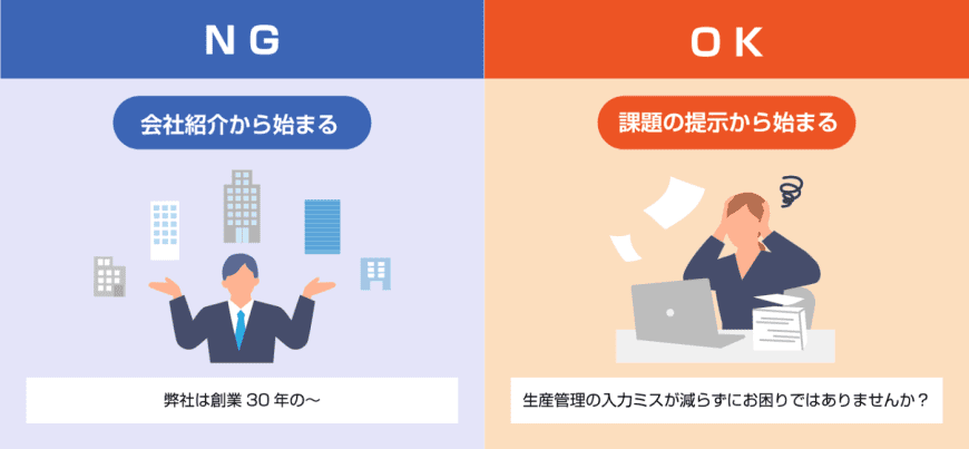 共感を生むシナリオの例