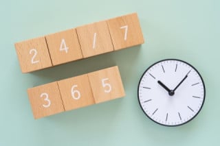 24時間365日、標準化された回答を提供できる