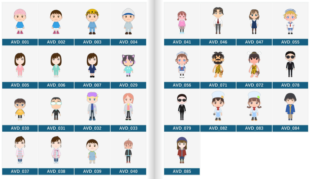 多言語オプションやオリジナルアバター制作オプションも充実